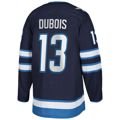 W.Jets #13 Pierre-Luc Dubois Home Authentic Player Jersey Navy Stitched American Hockey Jerseys LINKS