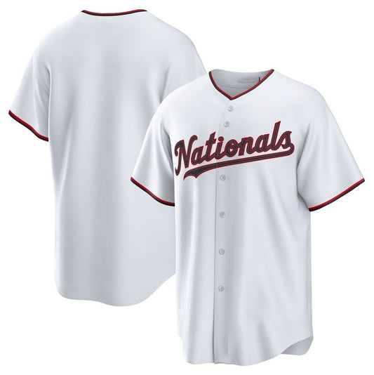 Washington Nationals Home Replica 2.0 Jersey - White Stitched Baseball Jersey