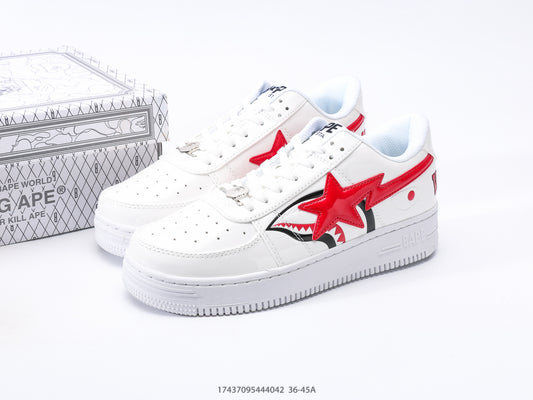 Bape-Shoes low cut casual board shoes