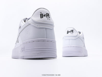 Bape-Shoes Classic Low cut Sports and Leisure Board Shoes