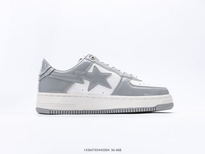 Bape-Shoes Classic Low cut Sports and Leisure Board Shoes