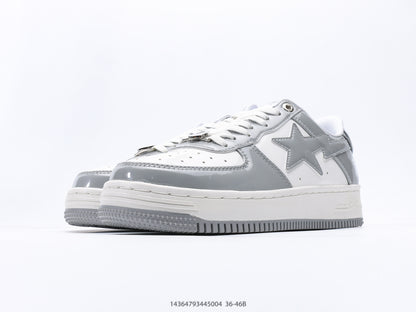 Bape-Shoes Classic Low cut Sports and Leisure Board Shoes
