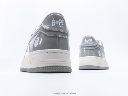 Bape-Shoes Classic Low cut Sports and Leisure Board Shoes