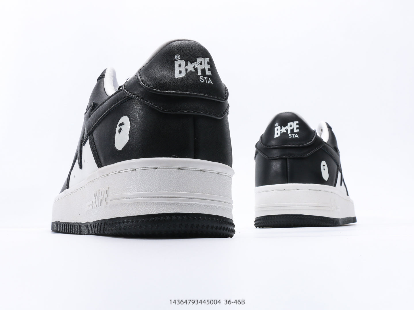 Bape-Shoes Classic Low cut Sports and Leisure Board Shoes