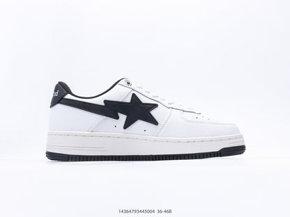 Bape-Shoes Classic Low cut Sports and Leisure Board Shoes