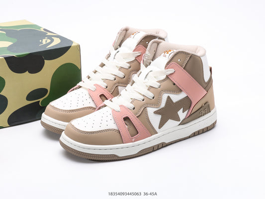 Bape-Shoes High top casual sports skateboard board shoes
