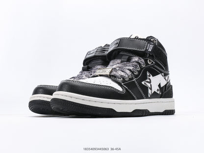 Bape-Shoes High top casual sports skateboard board shoes