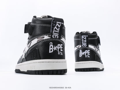 Bape-Shoes High top casual sports skateboard board shoes
