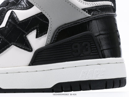 Bape-Shoes High top casual sports skateboard board shoes