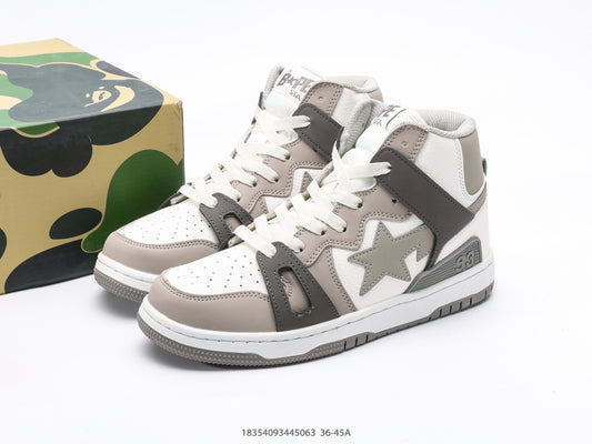 Bape-Shoes High top casual sports skateboard board shoes