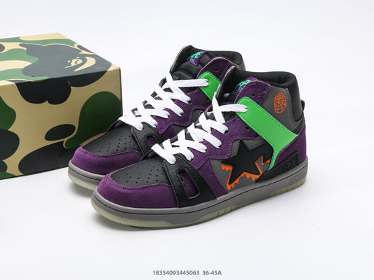 Bape-Shoes High top casual sports skateboard board shoes