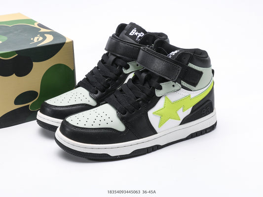 Bape-Shoes High top casual sports skateboard board shoes