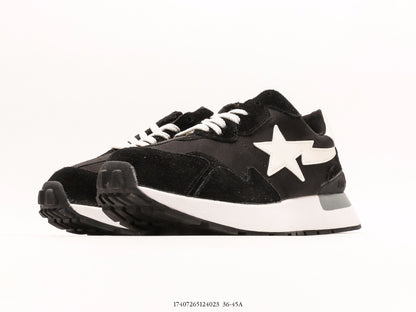 Bape-Shoes Classic Low cut Sports and Leisure Board Shoes
