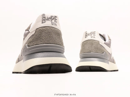 Bape-Shoes Classic Low cut Sports and Leisure Board Shoes