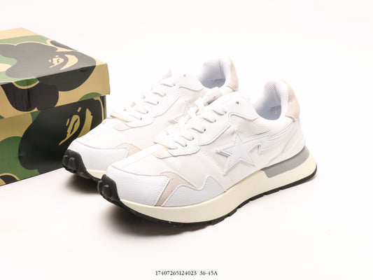 Bape-Shoes Classic Low cut Sports and Leisure Board Shoes