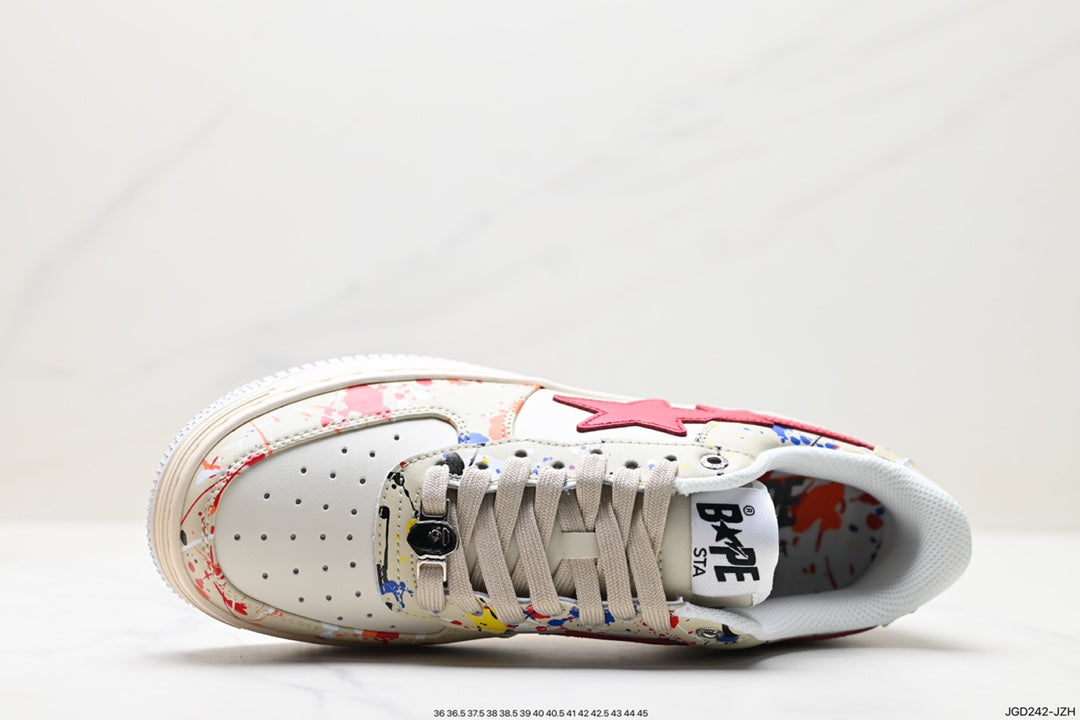 Bape-Shoes Low Cut Casual Sports Shoes