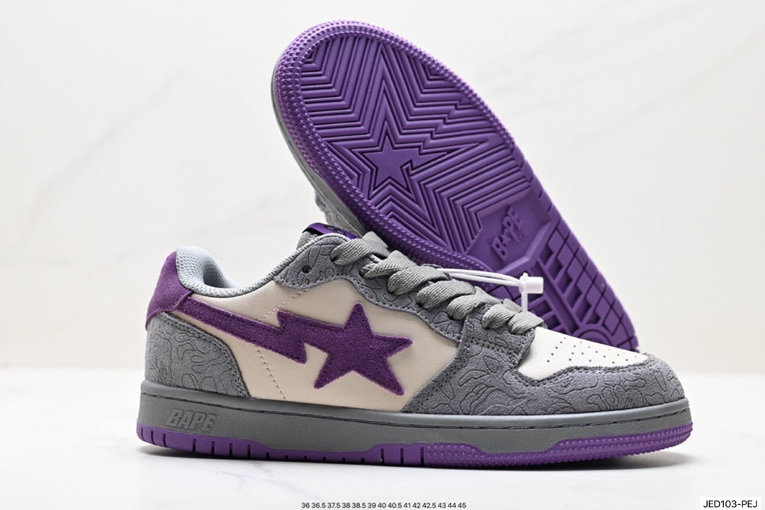 Bape-Shoes Low Cut Casual Sports Shoes