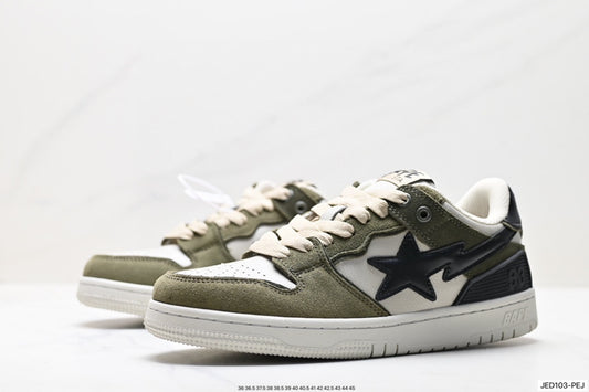 Bape-Shoes Low Cut Casual Sports Shoes